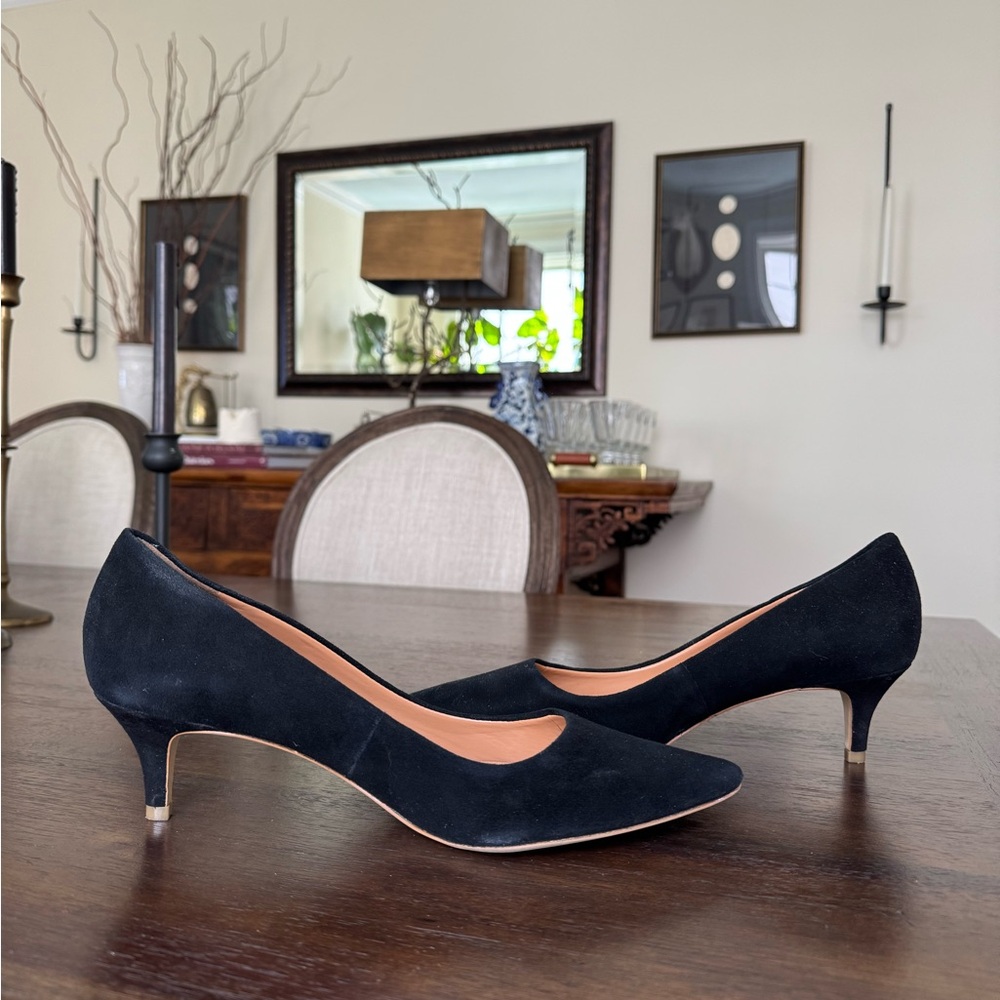 J. Crew Factory Suede Esme Heels